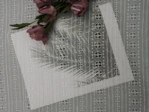 Quality 100 Yards Silk Embroidered Eyelet Fabric wholesale