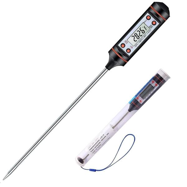 Kitchen Cooking BBQ Food Thermometer Stainless Steel Probe Temperature Range