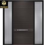Fireproof Fashionable Stainless Steel Exterior Door CE Steel Insulated Entry