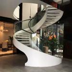High Permeability Tempered Glass Railing For Staircase Balcony Glass Balustrade