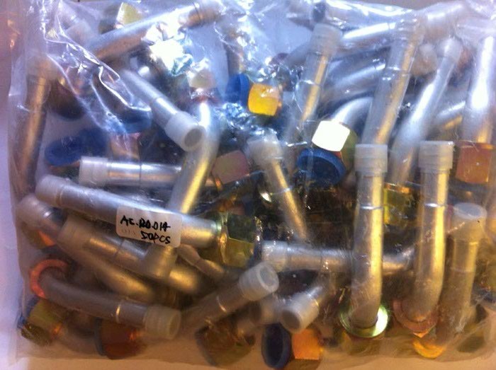 #6 #8 #10 #12 R134a Straight Barbed O-Ring Female Fitting for AC Air Conditioning Reduced Barrier Hose
