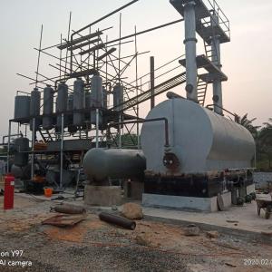 Quality Black Engine Oil Recycling Plant For Diesel Oil Transformation wholesale