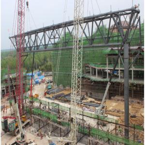 Quality 100m Long Span Truss Structure Grey Q345 Steel Tube Trusses On Site Installation wholesale