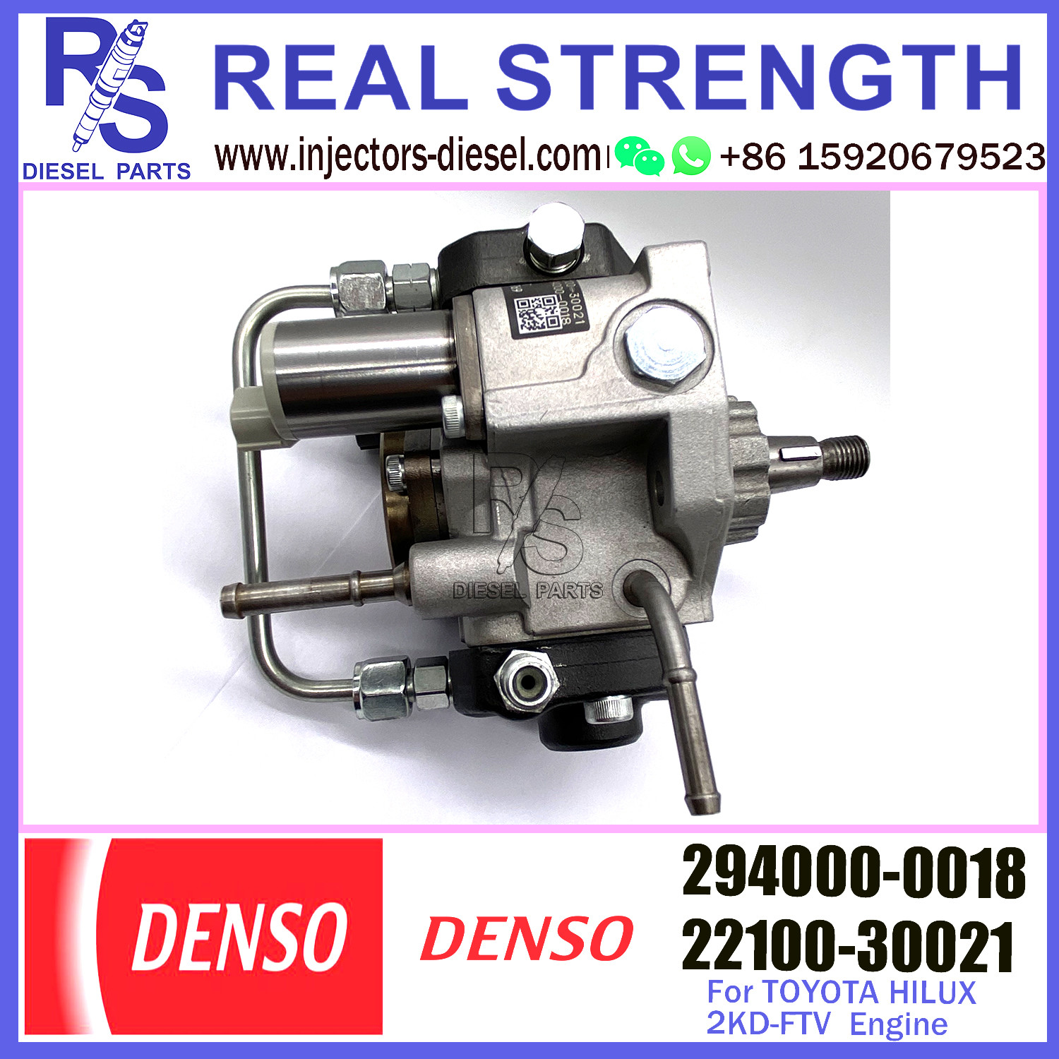 DENSO Diesel Engine Fuel HP3 pump 294000-0018 22100-30021 For TOYOTA HILUX 2KD-FTV 294000-0019 294000-0550