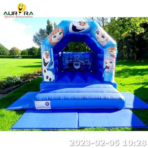Quality Blow Up Bounce House Ice And Snow Romance Inflatable Bouncy Castle Cartoon Theme wholesale