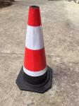 2017 Hot Selling Rubber Made Reflective Road Traffic Safty Cones