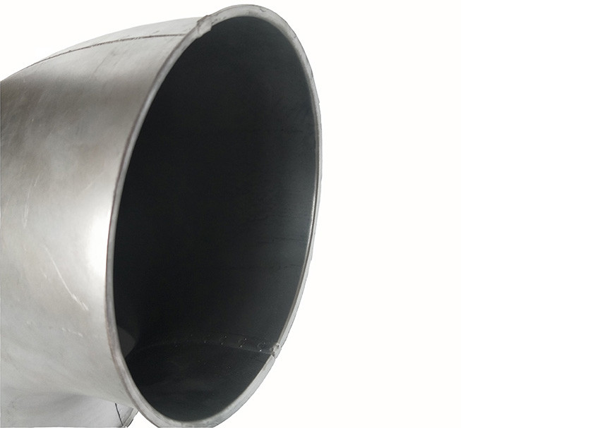 90 Degree Dust Extraction Pipe Fittings Galvanized Steel Welding Elbow