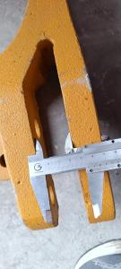 Quality 252101811 Wheel Loader Teeth Left About ZL50 Construction Machinery Parts wholesale