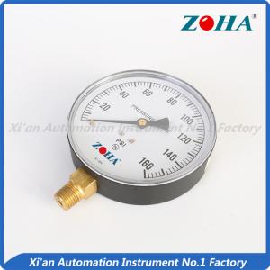 Quality 6000 PSI General Pressure Gauge / ±1.5% Bottom An Instrument Pressure Gauge wholesale