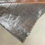 100% Nylon Gold Foiled Winter Breaker Fabric 40D*40D 75gsm 150cm Waterproof
