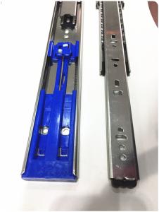 Quality 4503SC Soft Close Travel Of 52mm Ball Bearing Drawer Slides 45 Kgs 100lb Load Capacity wholesale