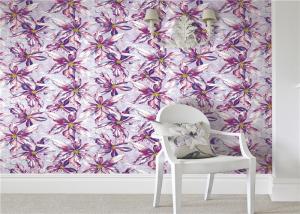 Quality Washable Modern Removable Wallpaper , Modern Bedroom Wallpaper Soundproof wholesale
