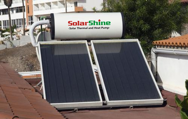 flat plate solar water heater 12