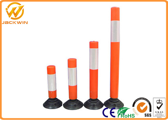 Sunproof Heat Resistant 76cm Traffic Delineator Post Reflective Guide Post