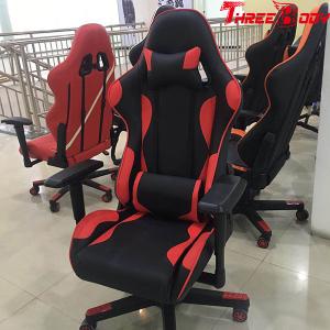 Quality Adult Computer Leather Gaming Chair With Wheels Height Lifting Function wholesale