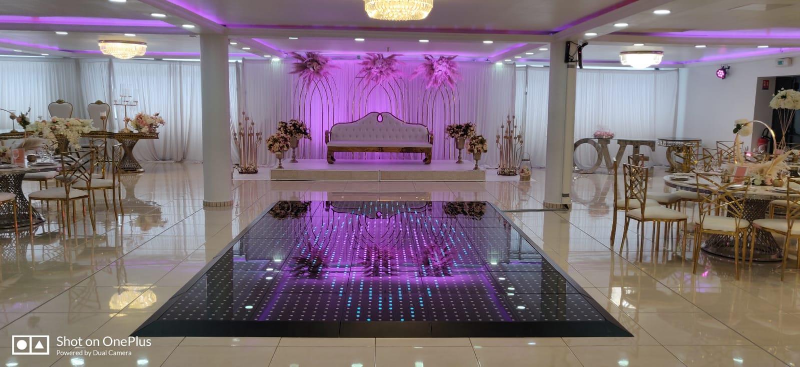 14kg Product Weight LED Starlit Dance Floor Panel for Nightclub Event in Bar Wedding