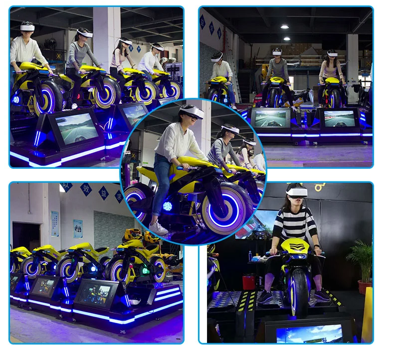 High Speed DDR3 8G Online VR Racing Games , Adults Black VR Motion Ride