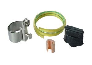 Quality Stainless Steel Coaxial Cable Grounding Kit For Antenna Feeder System wholesale