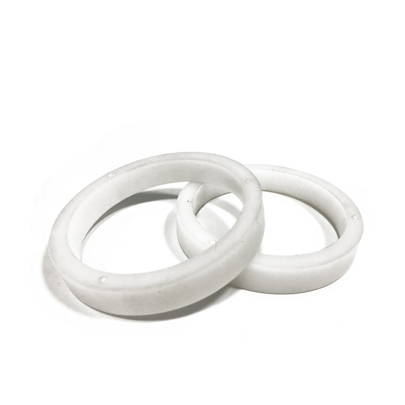 White Plastic PCB Pressure Foot Cup Washer For Anderson Routing Machine