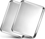 Durable SS 201 Oven Baking Tray Baking Cookie Sheets Non Toxic