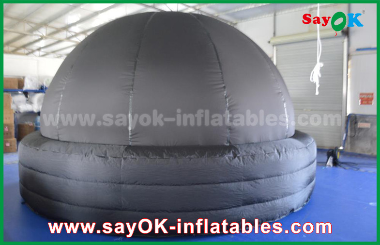 360 Degree PVC Tarpaulin Inflatable Dome Tent With Air Blower / Floor Mat