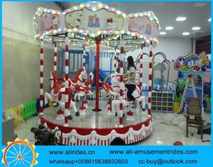Quality amusement park games Indoor Kiddie Carousel for Sale wholesale