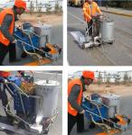 Pavement Automatic Thermoplastic Road Marking Machine For Crossing Line