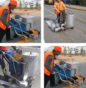 Quality Hand Pushing Thermoplastic Road Marking Applicator Machine wholesale