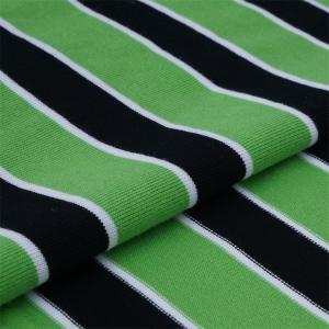Quality Durable And Environmentally Friendly Healthy Striped Knit Fabric For Casual Wear wholesale