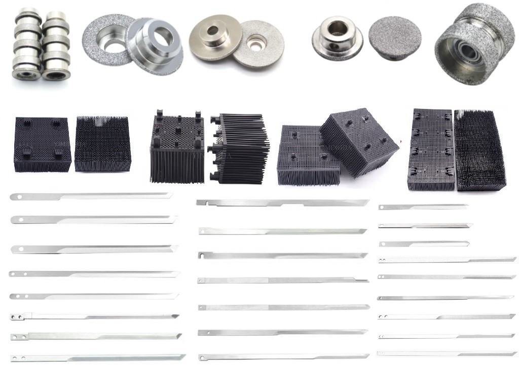 Auto Cutter Parts Nylon Cutter Bristle Block Brush Spare Parts for Investronica