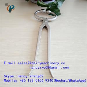 Quality 35CM Carbon Steel Bull-Holder, Bull Nose Tongs, Nose Clamp for holding cattles wholesale