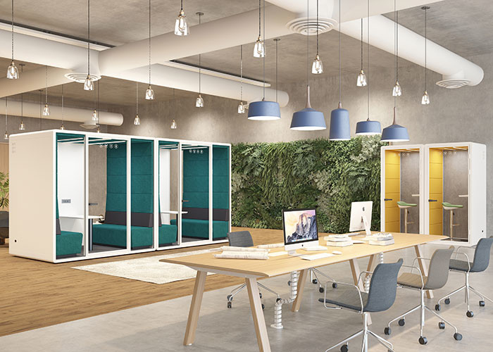 Sound Acoustic Silent Pods High End Noiseproof offer Privacy Space For Single Person office pods