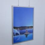 Aluminum Ultra Slim Crystal Light Box Snap Clip Advertising Backlit Poster Frame