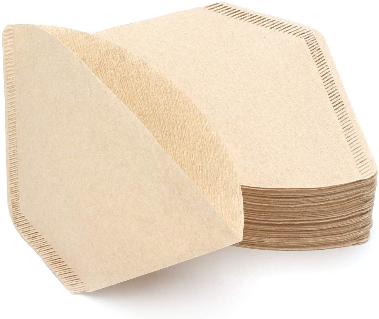 3-4 Cup Drip Cone Coffee Filter Unbleached Brown Tan Colored