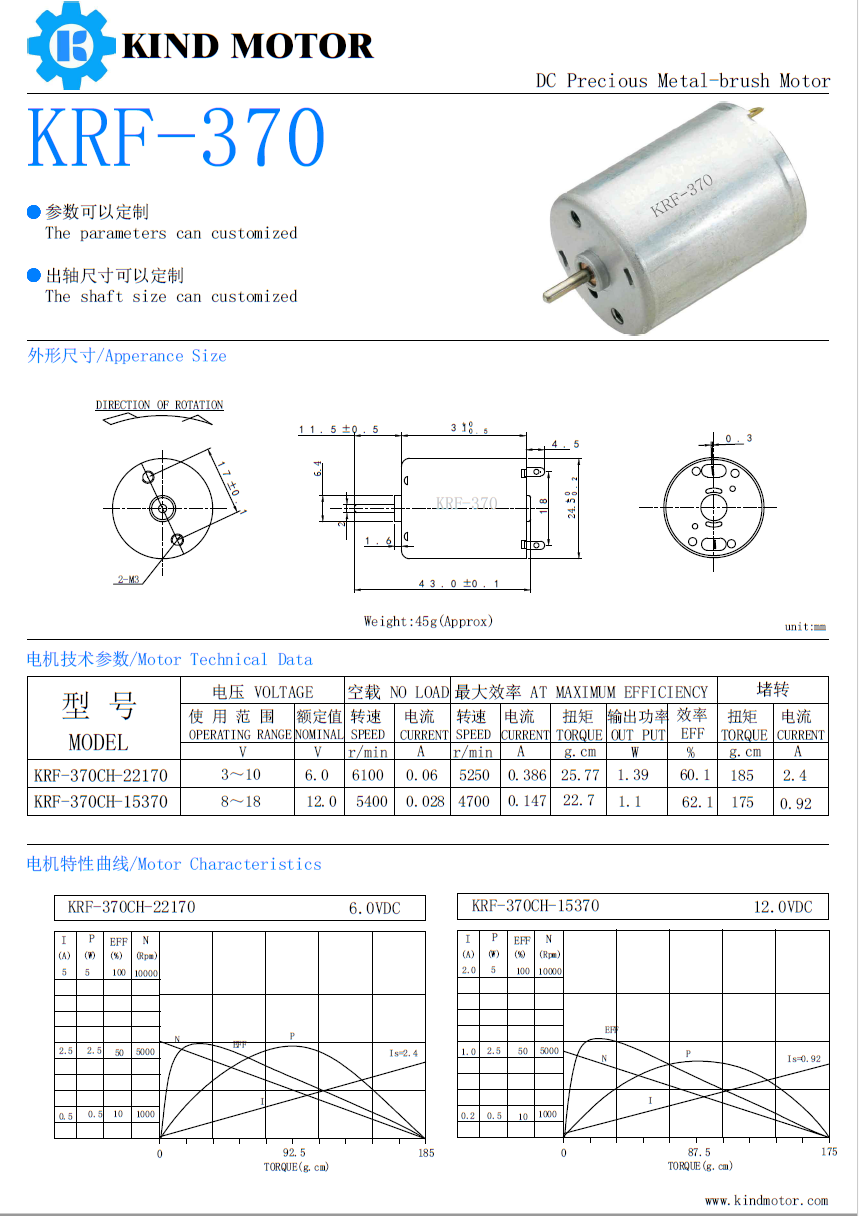 High speed 28mm 12v 18v 24v carbon brushes rs 365sa 36v dc motor