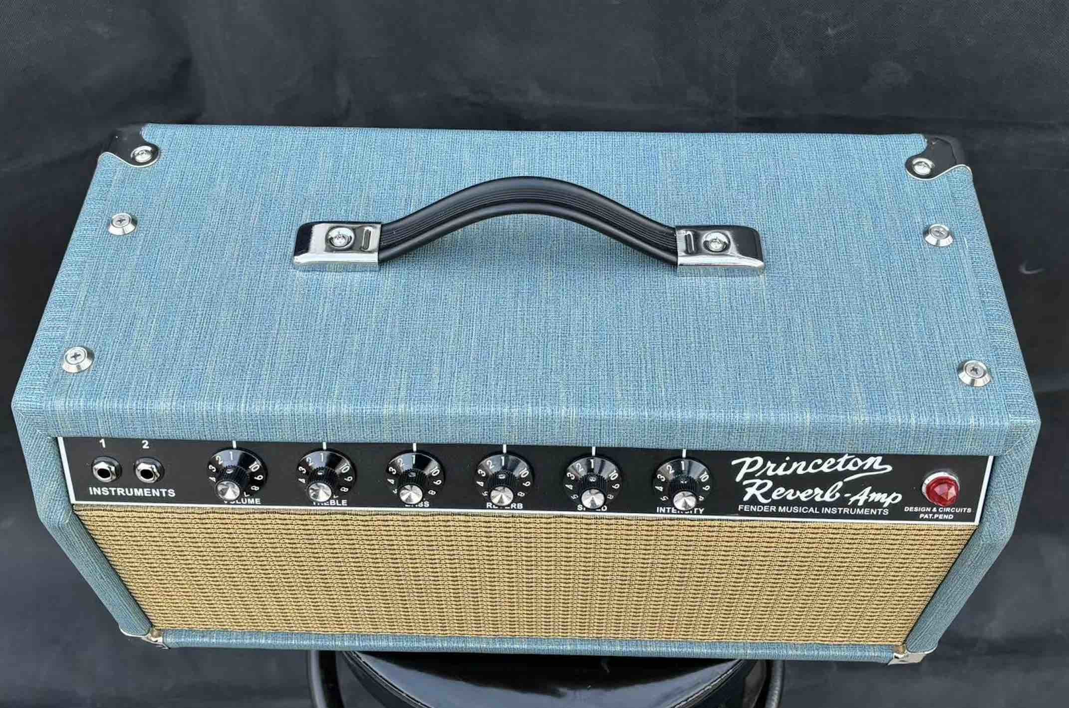 Custom Handwired '64 Custom Princeton Reverb Valve 1x10 Electric Guitar Amplifier Head & Combo