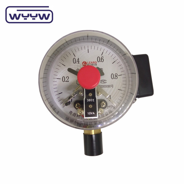 Industrial Pressure Measurement Electric Contacting Gauge With 1.6 Opening