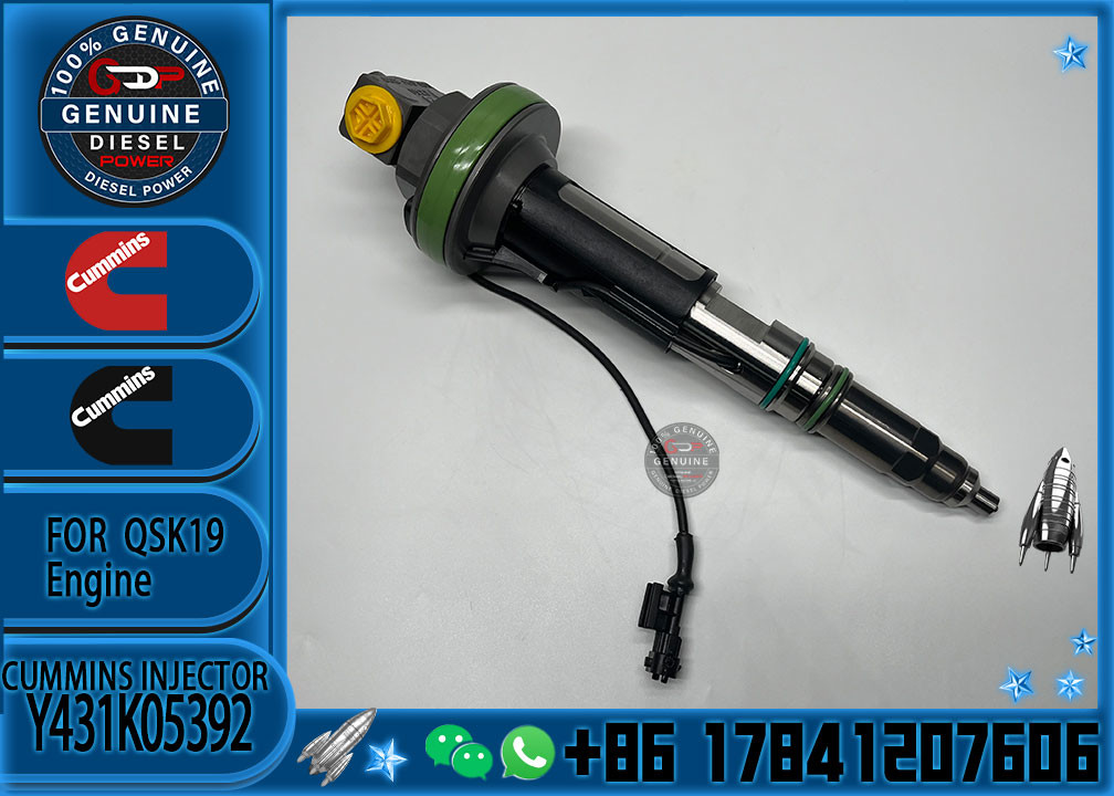 Original Injector 2867147 Y431K05392 for Cummins QSK19 QSK38 QSK50 ENGINE 0404