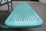 Waterproof Rustproof Outdoor Picnic Tables Perforated Steel Material For Park