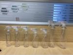 Multiple Capacity PET Clear Spray Bottle With 28/410 Spray Cap