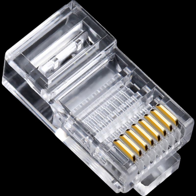 Male RJ45 Connector Pure Copper Conductor RG45 Cat 5e 6 7 Ethernet Cable 8p PC Female