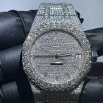 Hand Setting Moissanite Buss Down Watch Luxury Dial Hip Hop Iced Out Diamond