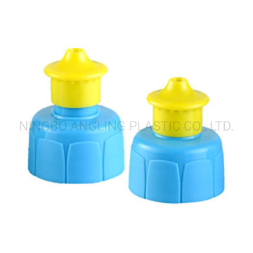 28mm 24mm Plastic Screw Push Pull Cap in Colors