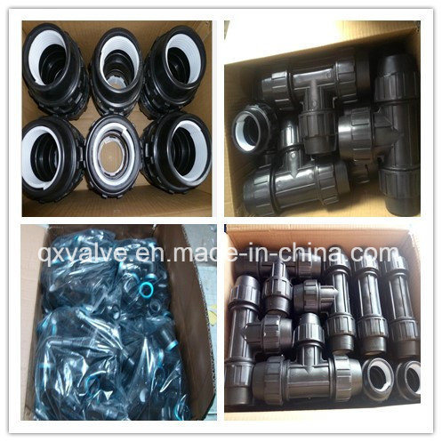 Pipe Clamp Saddle Fitting PP Compression Fitting Plastic Fitting Compression Fittings Plastic Pipe Fitting for Irrigation Use