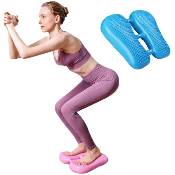 Yoga Air Balance Cushion Board Inflatable Stepper PVC Foot Balance Pedal