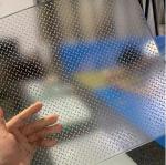 OEM Acid Etched Tempered Glass Non Fingerprint Non Slip Glass For Building