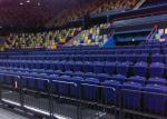 Telescopic Indoor Bleacher Seating , Retractable Stadium Seating For Theater /