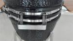 SGS Black Cast Iron Grate Barbeque 24 Inch Kamado Grill