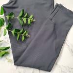 Custom Logo Gray Equestrian Pants For Men Half Knee Silicone
