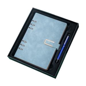 Quality Personal Travel Diary Journal A5 Spiral Notebook with 6 Holes and Pu Leather Cover wholesale